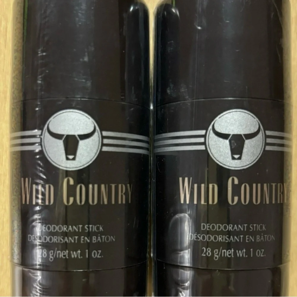 New wild‎ country deorderent stick 1 oz lot of 2 mens grooming vintage scent
